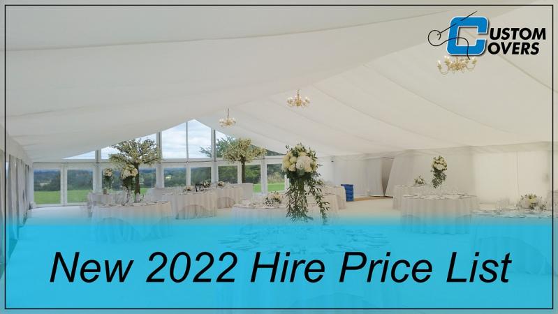 2022 Hire Price List